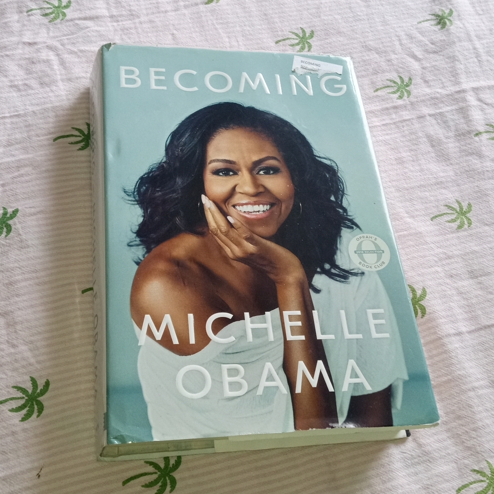 Barnes & Noble 'Becoming' Book with White and Blue Cover